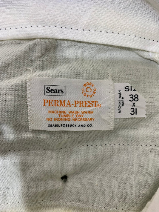 Sears, Roebuck Vintage Cargo Pant for Men – Large | Durable Workwear Utility Style