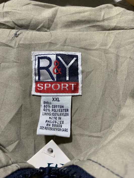 R&Y Sport Vintage Jacket for Men – XXL | Durable Athletic Workwear Style