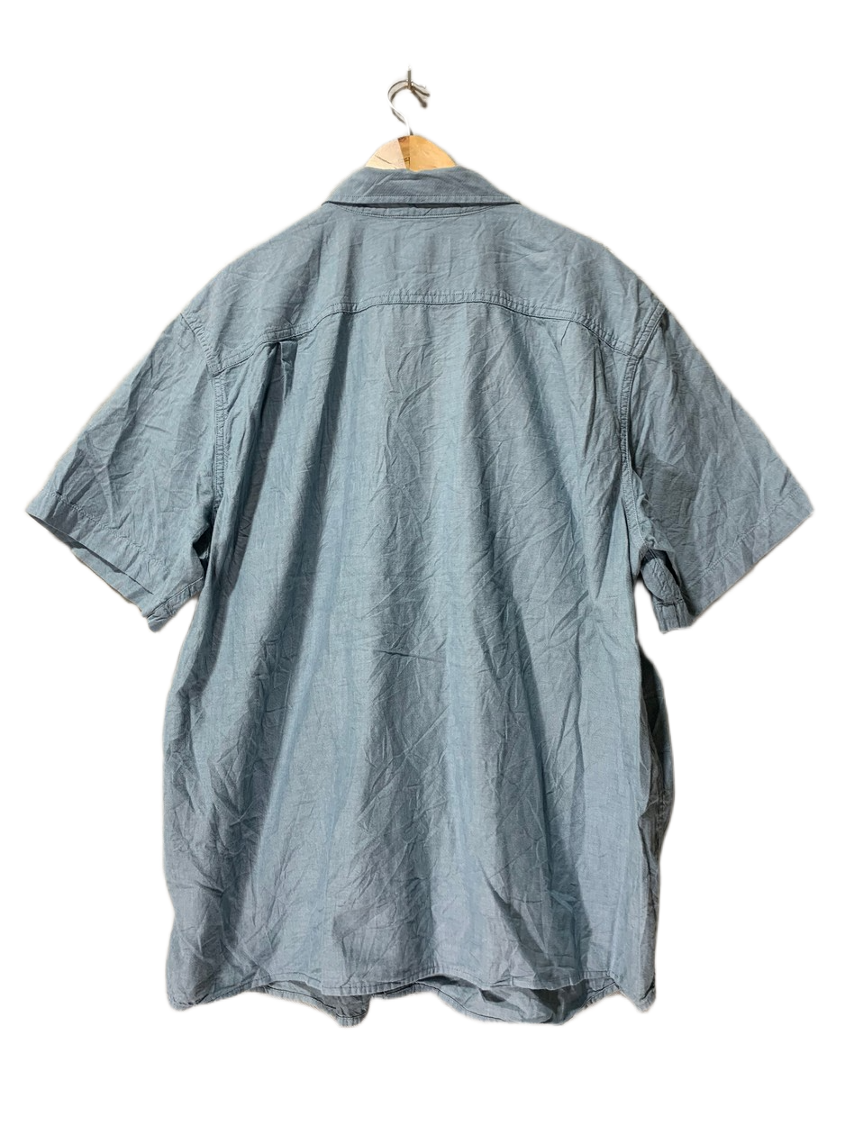 Carhartt Vintage Blue Shirt for Men – XXL | Durable Classic Workwear Style