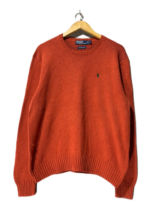 Polo Ralph Lauren Vintage Sweater for Men – Large | Classic Heritage Workwear Style
