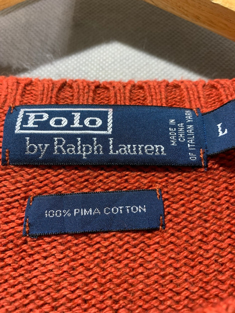 Polo Ralph Lauren Vintage Sweater for Men – Large | Classic Heritage Workwear Style