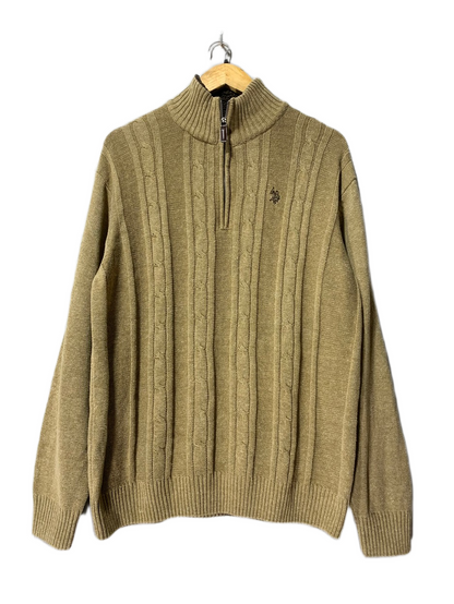 U.S. Polo Assn Vintage Sweater for Men – XL | Classic Heritage Workwear Style