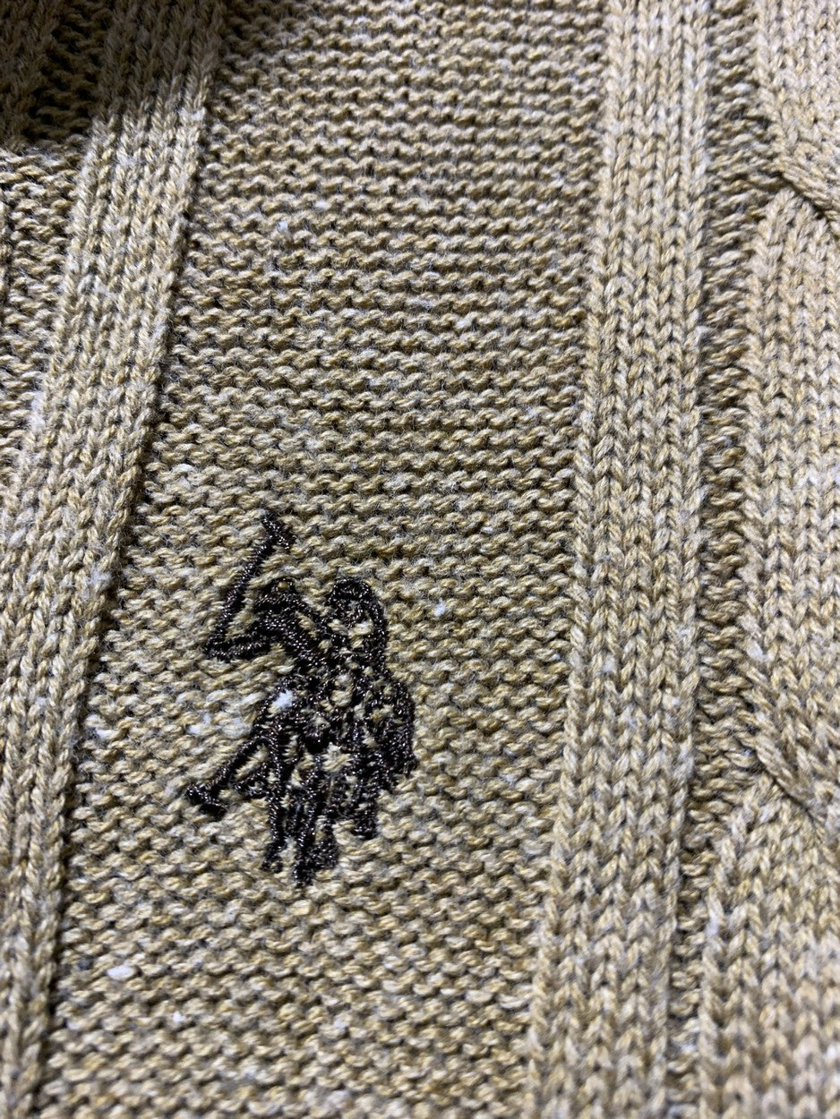 U.S. Polo Assn Vintage Sweater for Men – XL | Classic Heritage Workwear Style