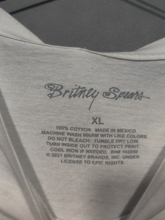 Britney Spears Vintage Graphic T-Shirt for Men – XL | Classic Pop Icon Style