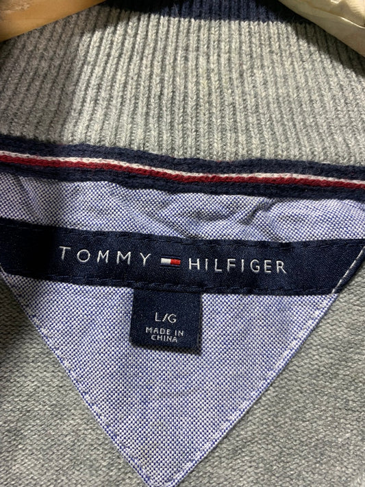Tommy Hilfiger Vintage Sweater for Men – Large | Classic Heritage Knitwear Style