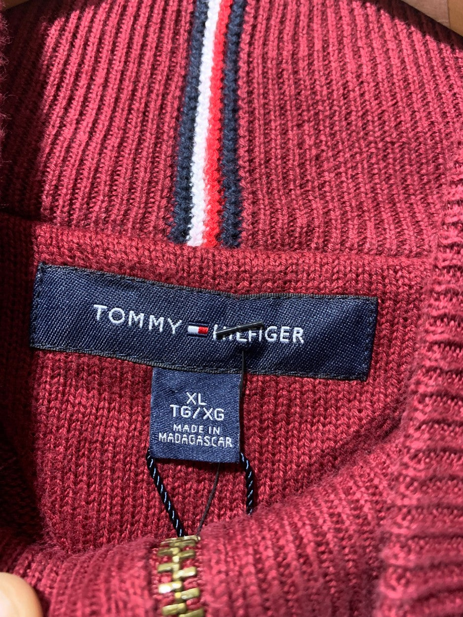 Tommy Hilfiger Vintage Sweater for Men – XL | Classic Heritage Knitwear Style