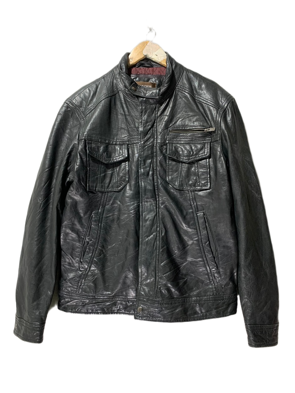 Danier Vintage Leather Jacket for Men – Small | Classic Premium Outerwear Style