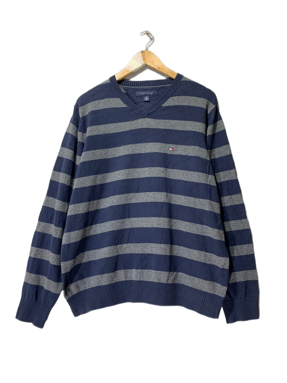 Tommy Hilfiger Vintage Sweater for Men – Medium | Classic Heritage Knitwear Style