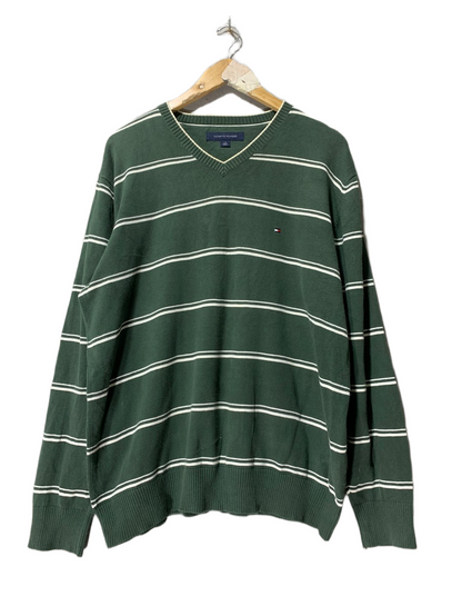 Tommy Hilfiger Vintage Sweater for Men – Large | Classic Heritage Workwear Style
