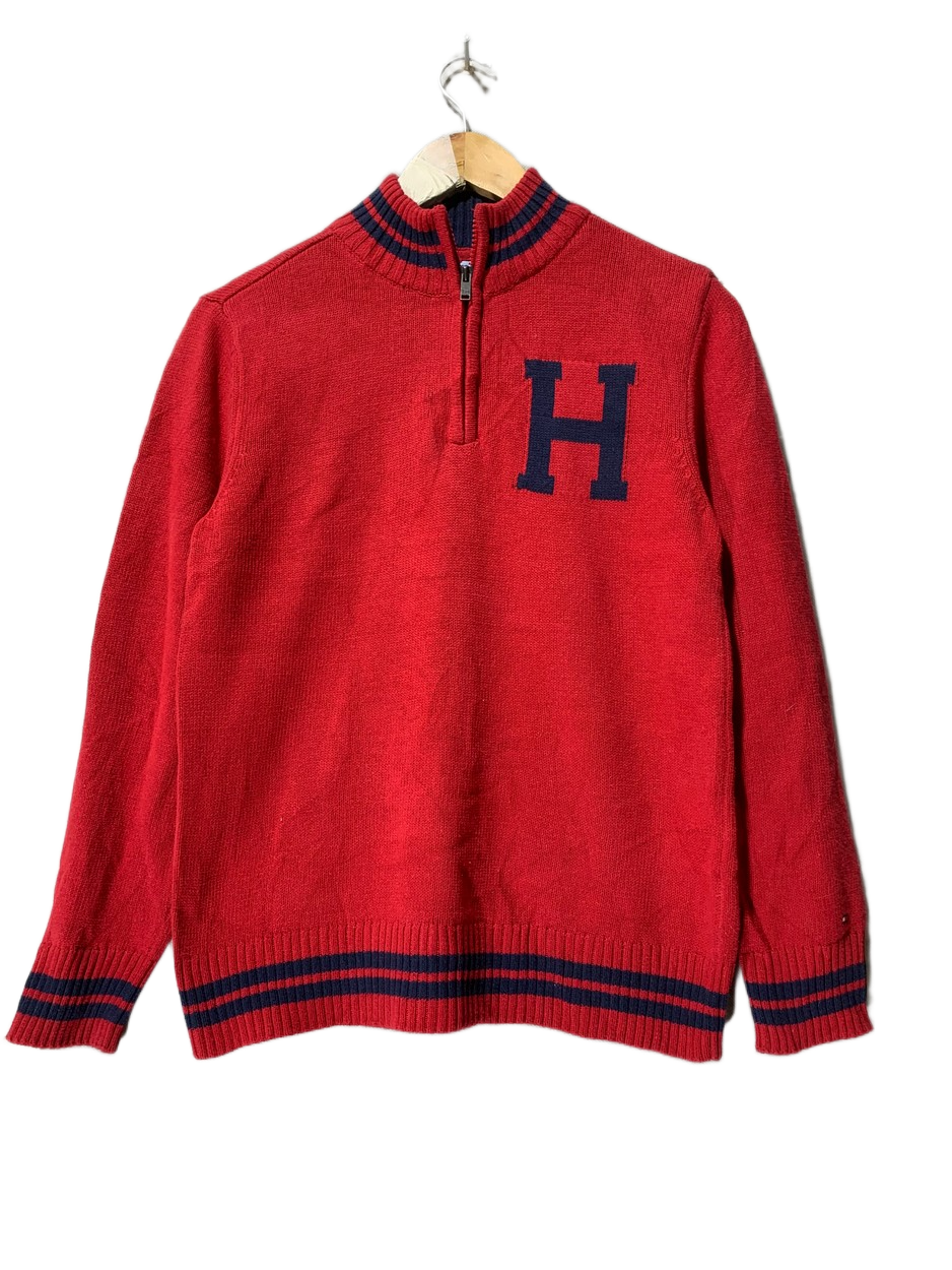 Tommy Hilfiger Vintage Sweater for Men – Medium | Classic Heritage Workwear Style