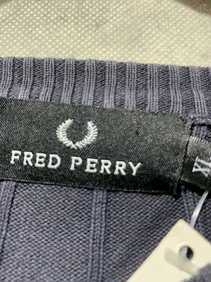 Fred Perry Vintage Sweater for Men – XL | Classic Heritage Knitwear Style