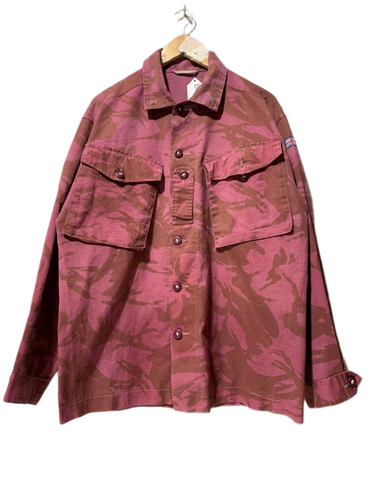 Camouflage Vintage Coat for Men – XXL | Durable Military Workwear Style