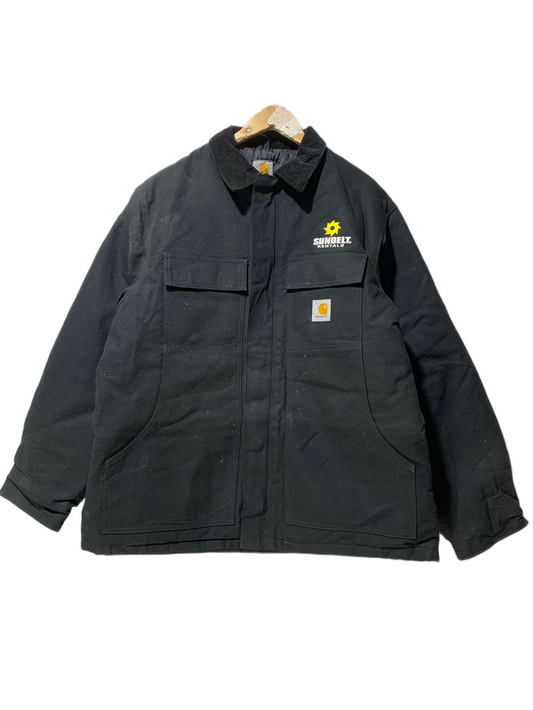 Carhartt Vintage Workwear Jacket for Men – Large | Durable Heavy-Duty Utility Style