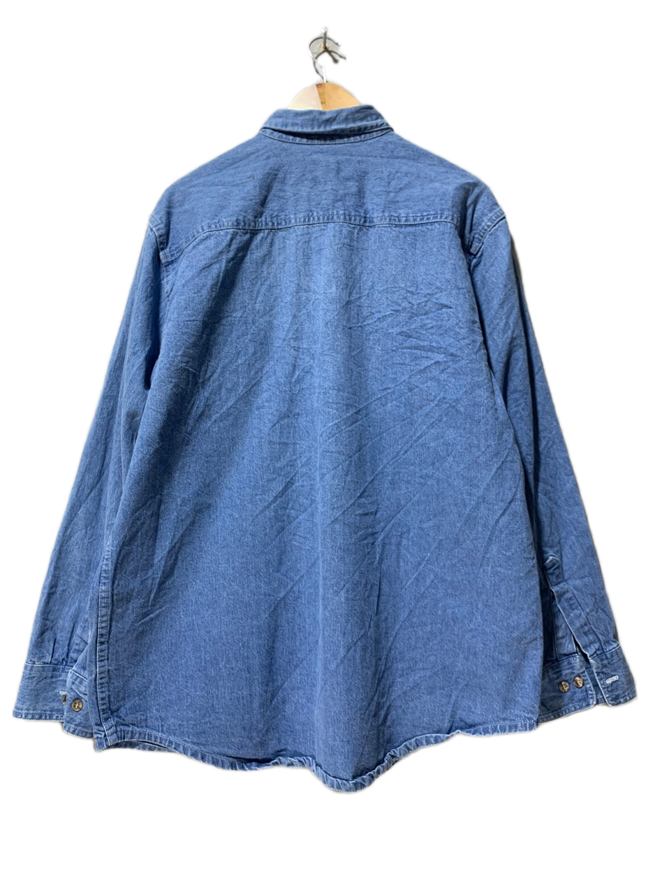 Bear-Back Vintage Shirt for Men – Large | Durable Workwear Style