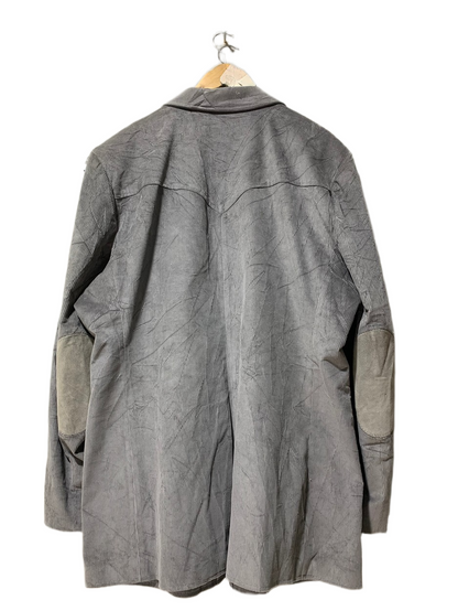 Pioneer Wear Gray Vintage Coat for Men – XXL | Durable Western Workwear Style