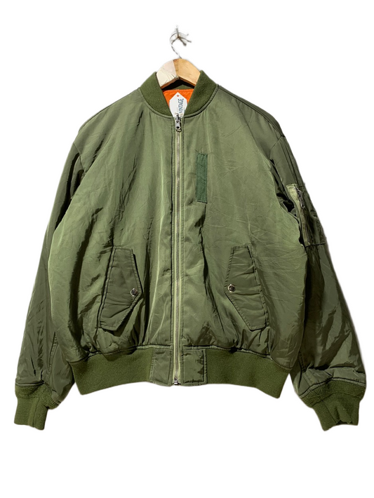 Vintage Bomber Jacket for Men – XL | Durable Workwear & Streetwear Style