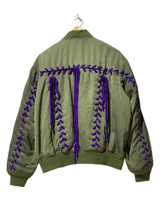 Vintage Bomber Jacket for Men – XL | Durable Workwear & Streetwear Style