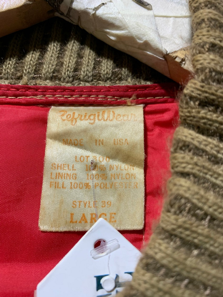 RefrigiWear Vintage Workwear Jacket for Men – Large | Durable Heavy-Duty Utility Style