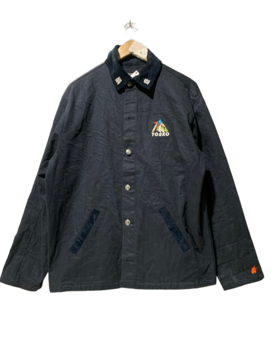 YO意KO Vintage Jacket for Men – Medium | Durable Streetwear Workwear Style