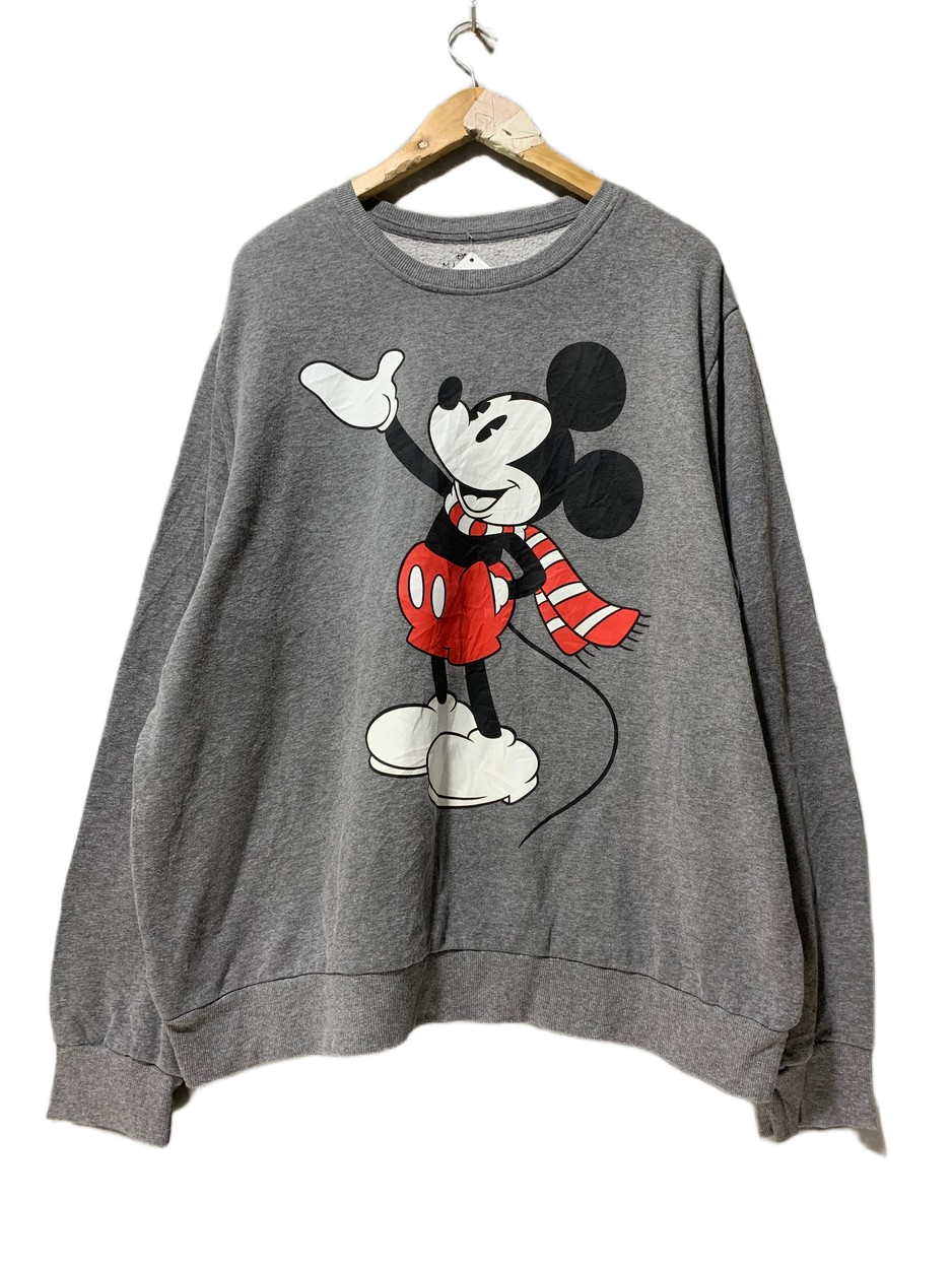 Mickey Mouse Vintage Sweatshirt for Men – XXL | Classic Cartoon Streetwear Style