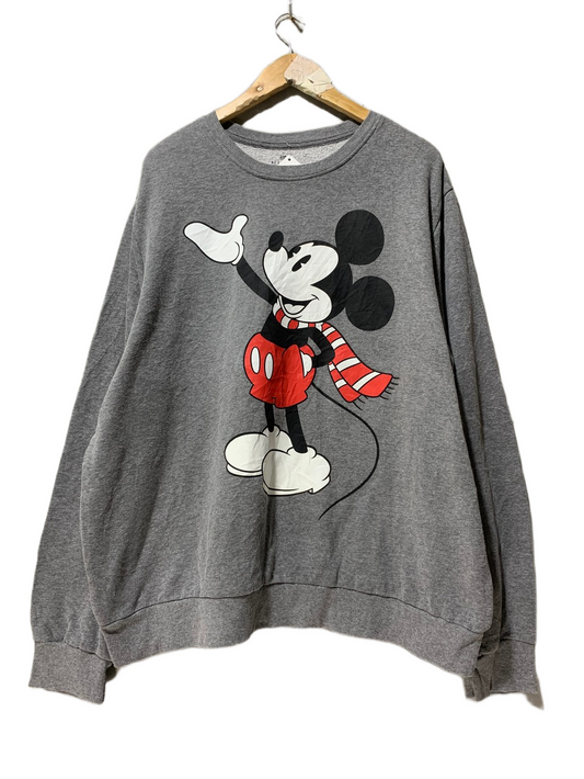 Mickey Mouse Vintage Sweatshirt for Men – XXL | Classic Cartoon Streetwear Style