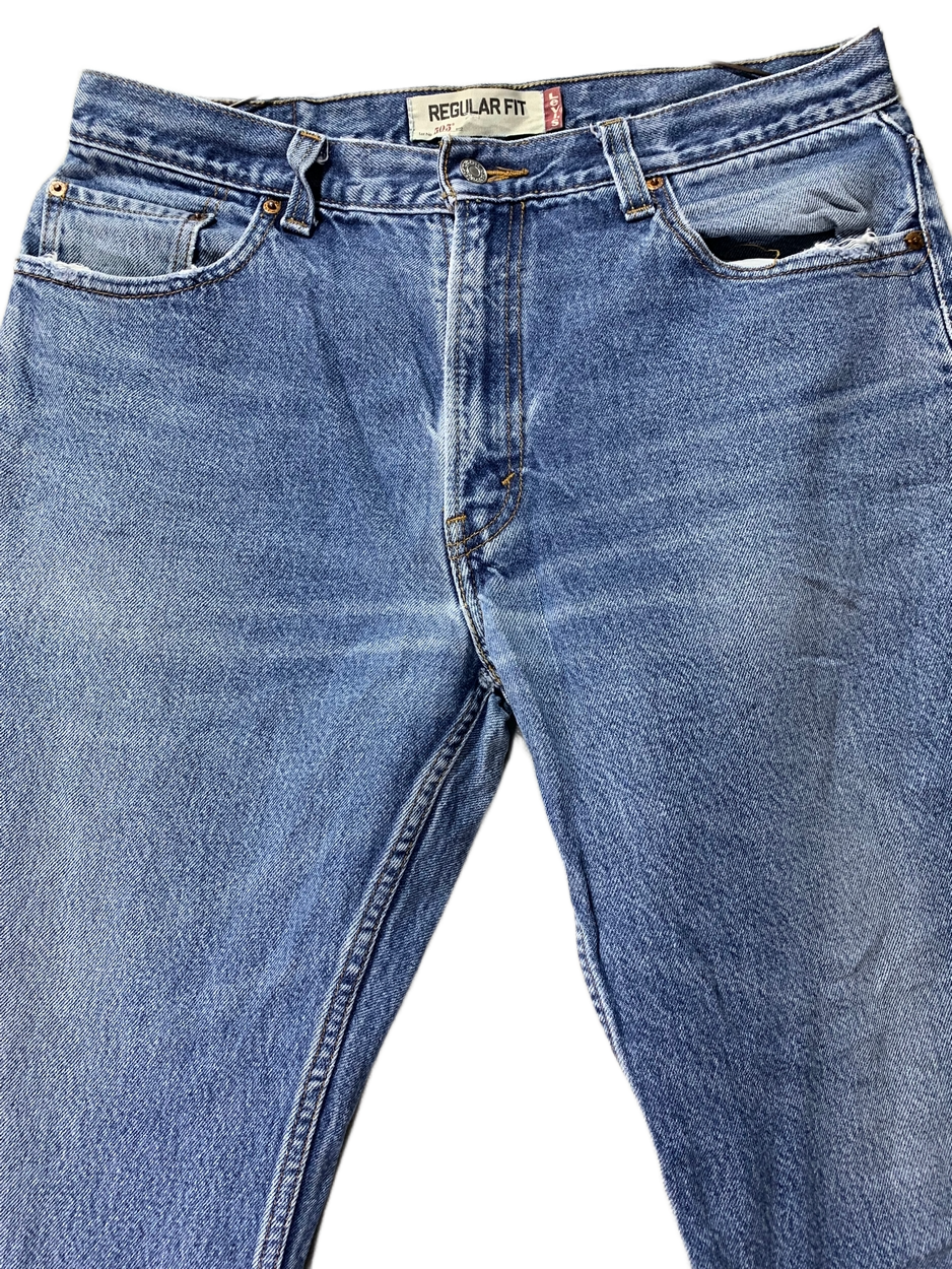 Levi's 505 Vintage Denim Pant for Men – Large | Classic Durable Workwear Style