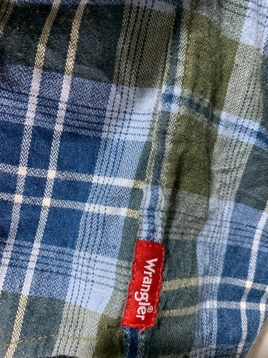 Wrangler Vintage Work Shirt for Men – XL | Durable Classic Western Style