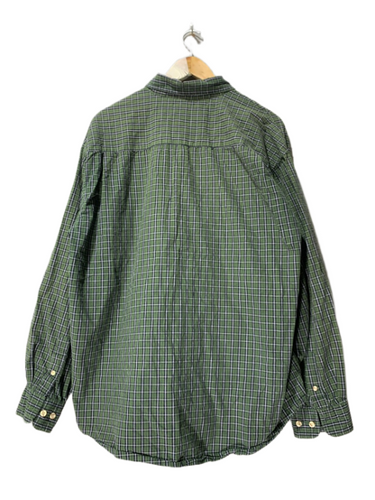 Wrangler Vintage Denim Shirt for Men – Large | Durable Classic Workwear Style