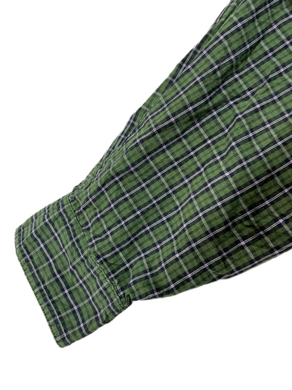 Wrangler Vintage Denim Shirt for Men – Large | Durable Classic Workwear Style