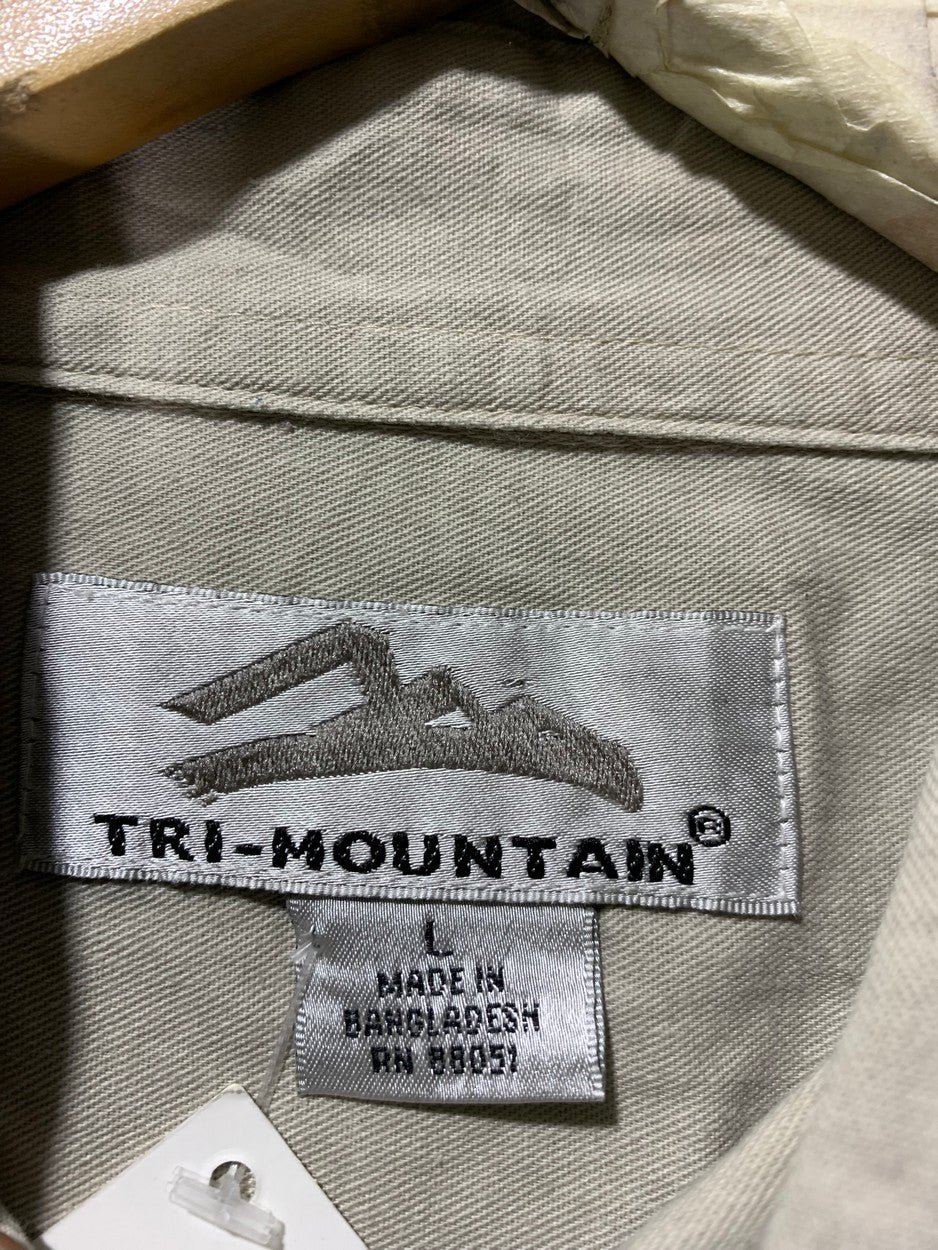 Tri-Mountain Vintage Shirt for Men – Large | Durable Classic Workwear Style