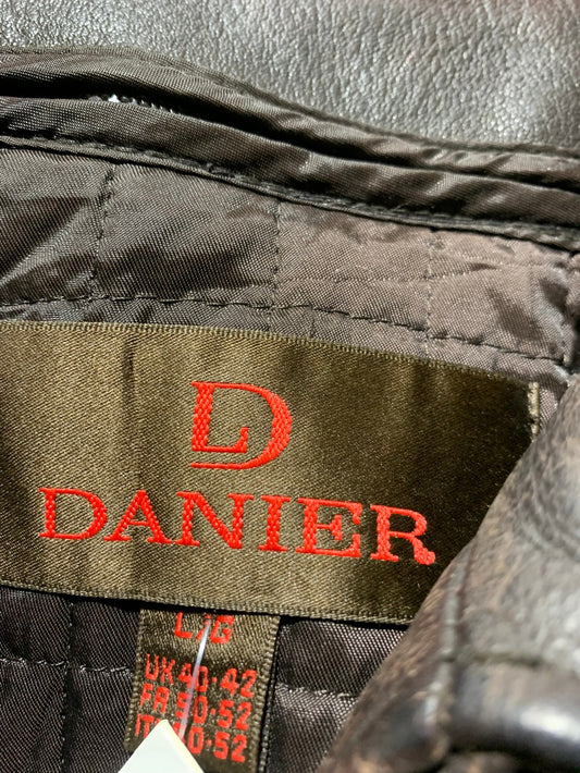 Danier Vintage Leather Jacket for Men – Large | Classic Premium Outerwear Style