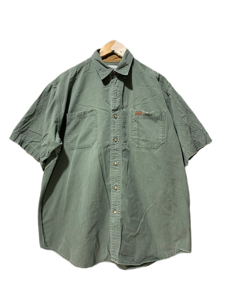 Carhartt Vintage Workwear Shirt for Men – Large | Durable Heavy-Duty Utility Style