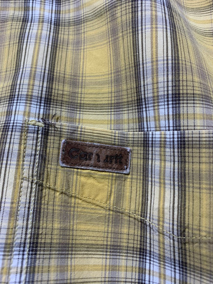 Carhartt Vintage Workwear Shirt for Men – Large | Durable Heavy-Duty Classic Style