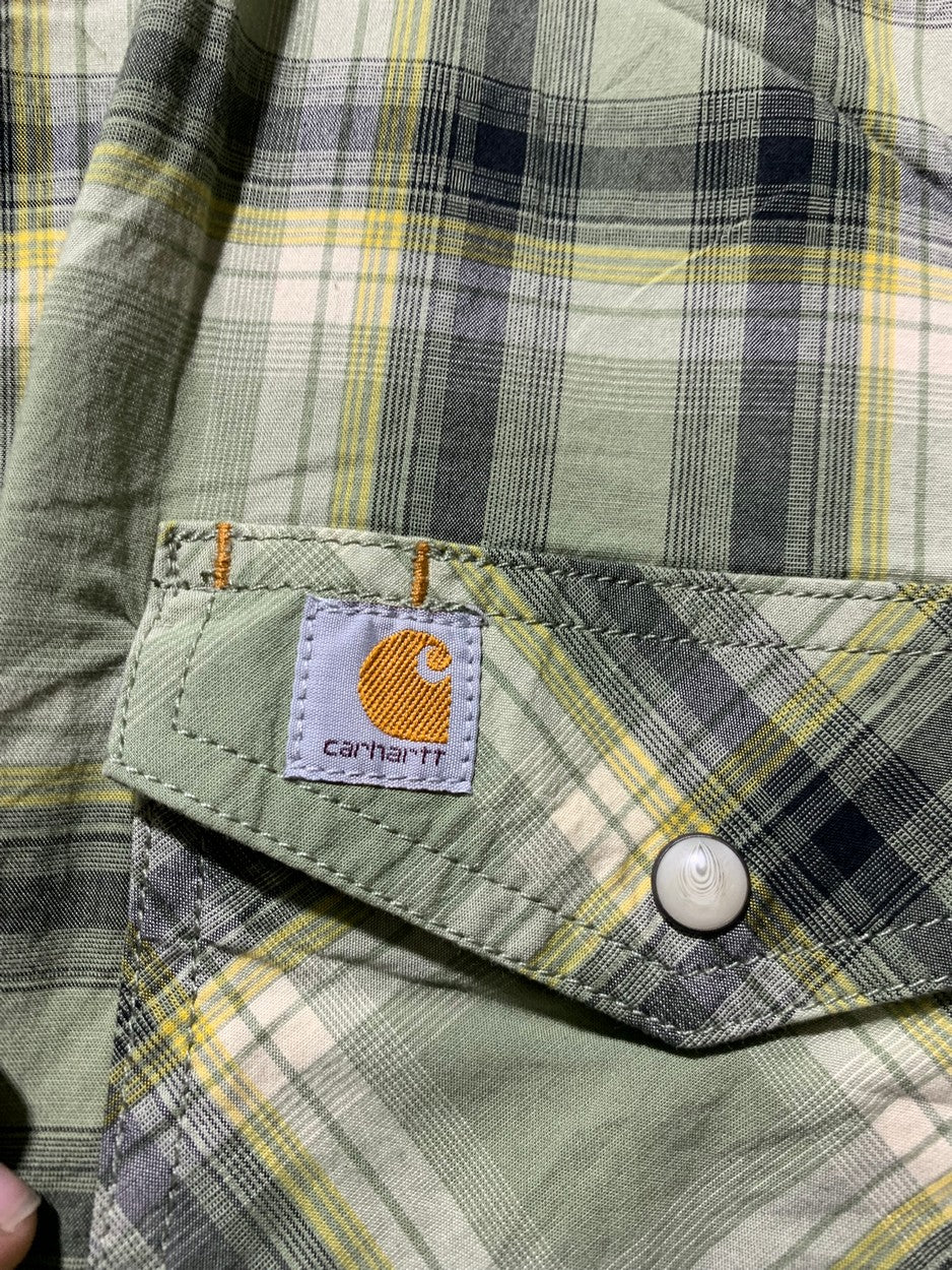 Carhartt Vintage Workwear Shirt for Men – 4XL | Durable Heavy-Duty Utility Style