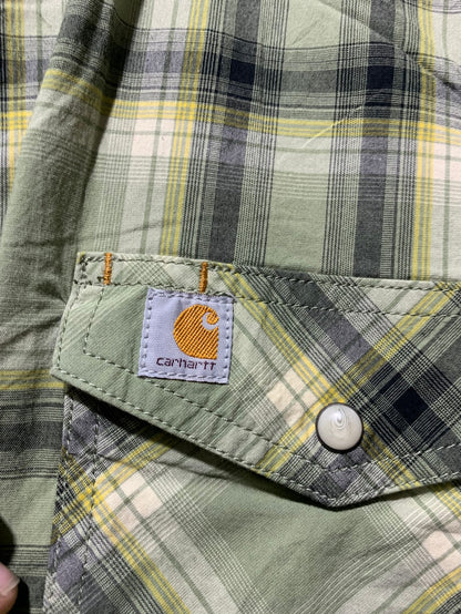 Carhartt Vintage Workwear Shirt for Men – 4XL | Durable Heavy-Duty Utility Style